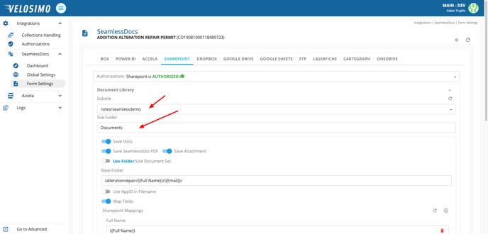 seamless sharepoint tab