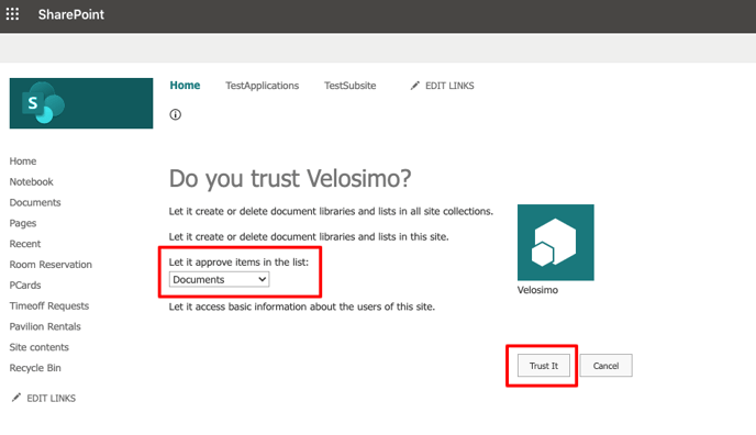 sp trust Velosimo